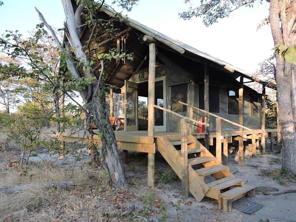 Außenansicht Hyena Pan Tented Camp