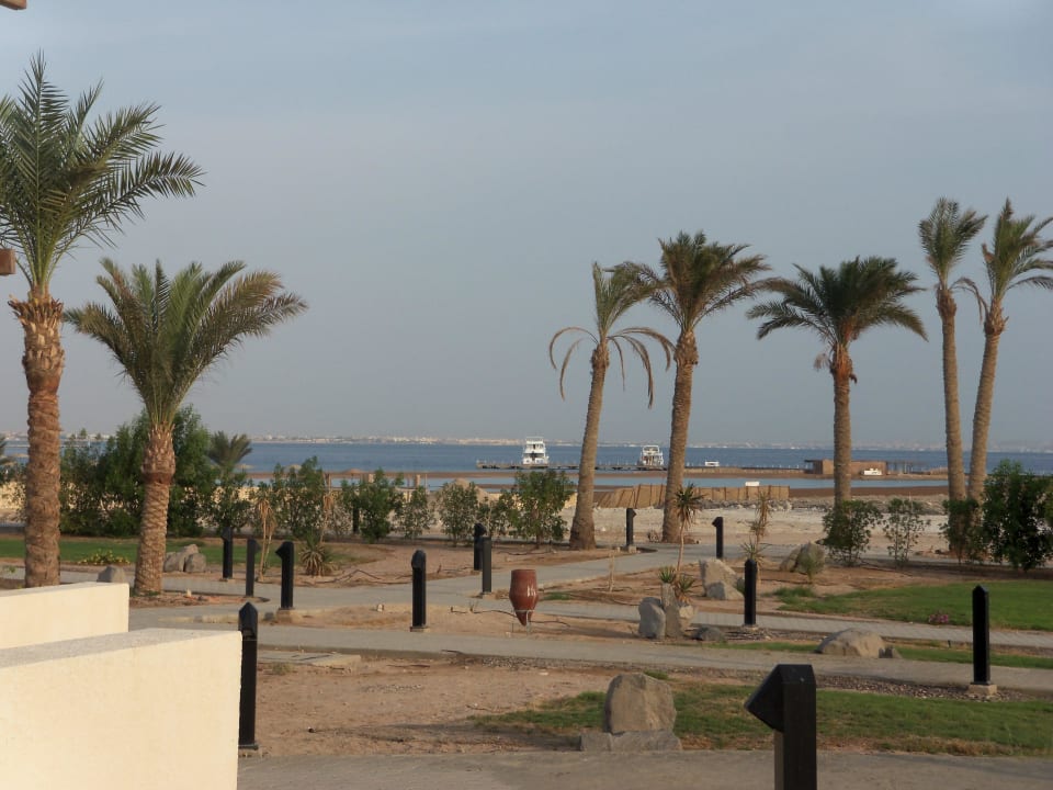 Sicht von Zimmer 1117 Coral Beach Hurghada