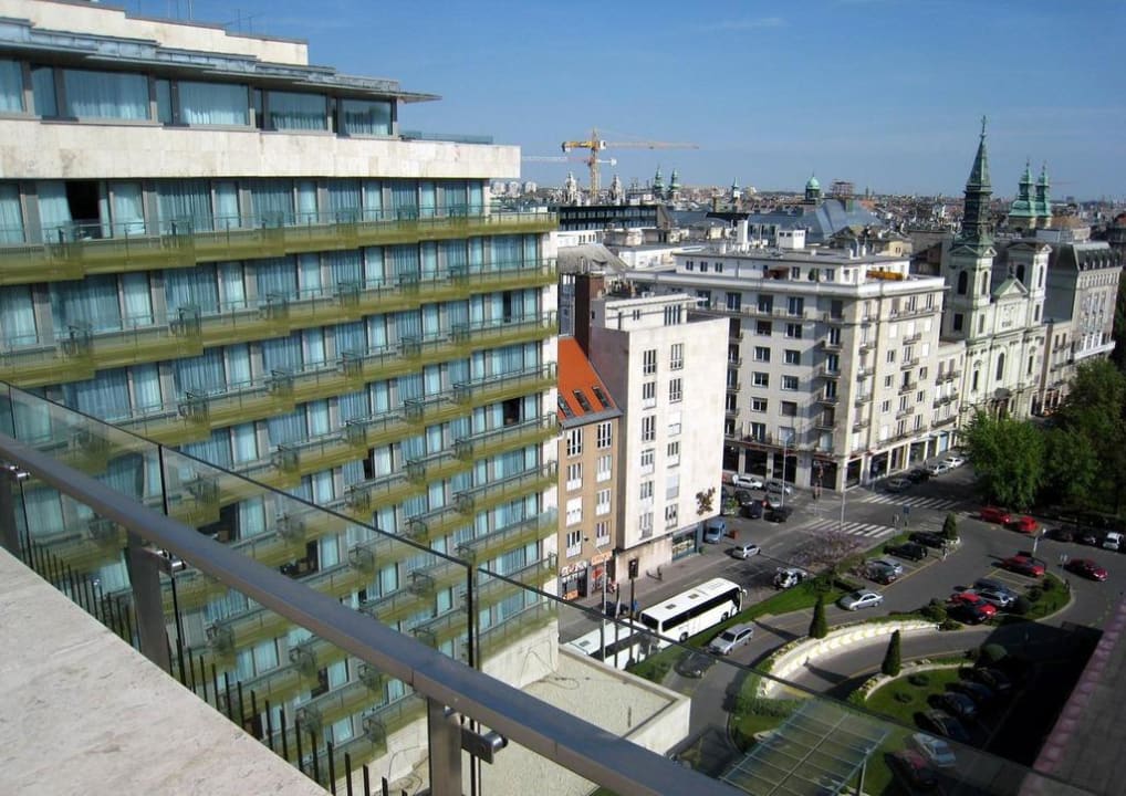 From the terrace of executive lounge Hotel Marriott Budapest