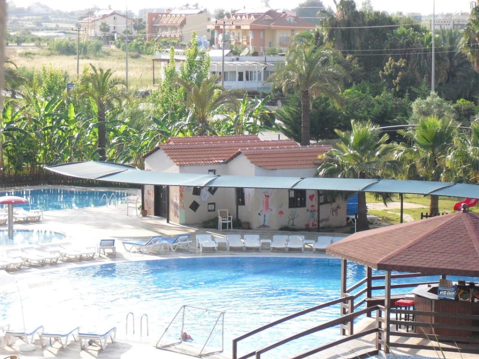 Blick vom Balkon FUN&SUN Smart Hane Sun Hotel