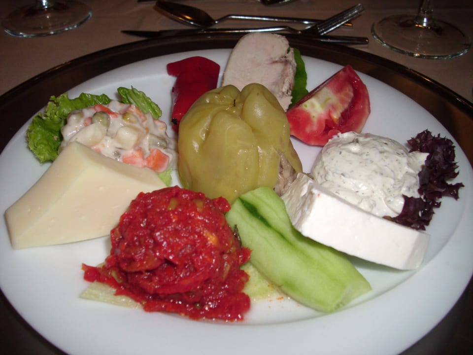 Vorspeise beim A La `Carte Solivia Hotel