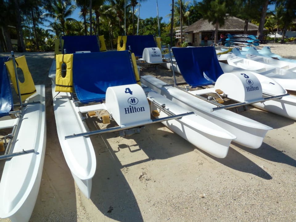 Tretboote Hilton Mauritius Resort & Spa
