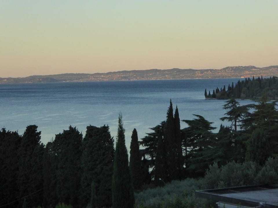 Aussicht von der Terrasse vom Haupthaus Hotel Marco Polo