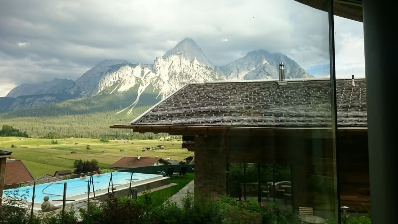 Ausblick Hotel Post Lermoos