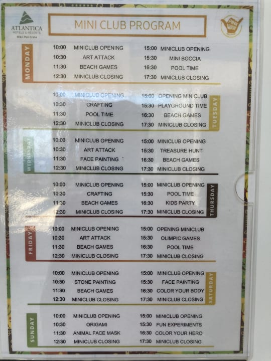 Sport & Freizeit Atlantica Mikri Poli Crete