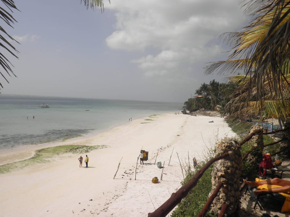 Blick von oben auf den Strand Bahari Beach Hotel