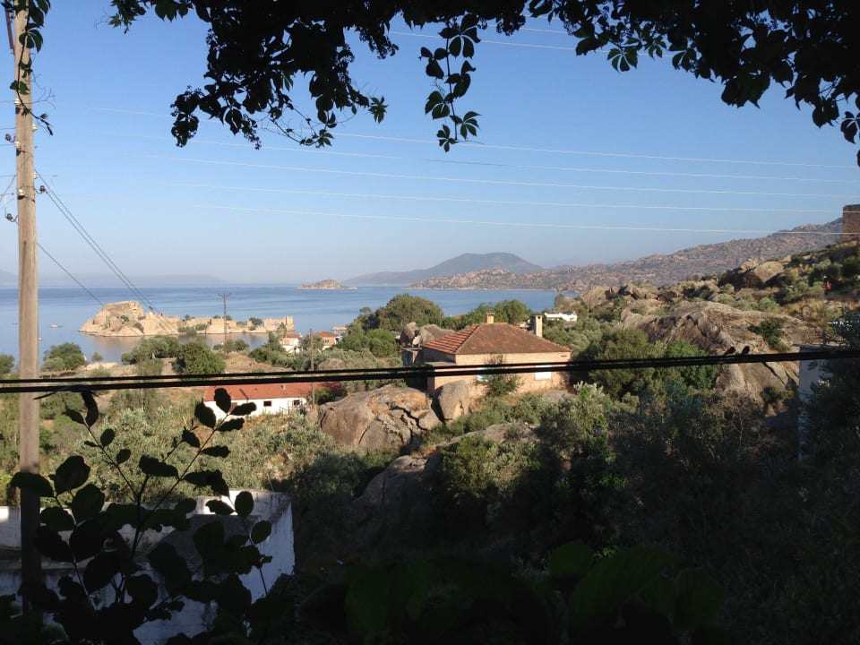 Frühstücksterrasse Pension Karia