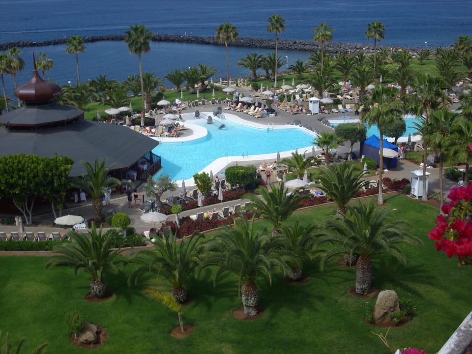 Ausblick von der Dachterrasse Hotel Riu Palace Tenerife
