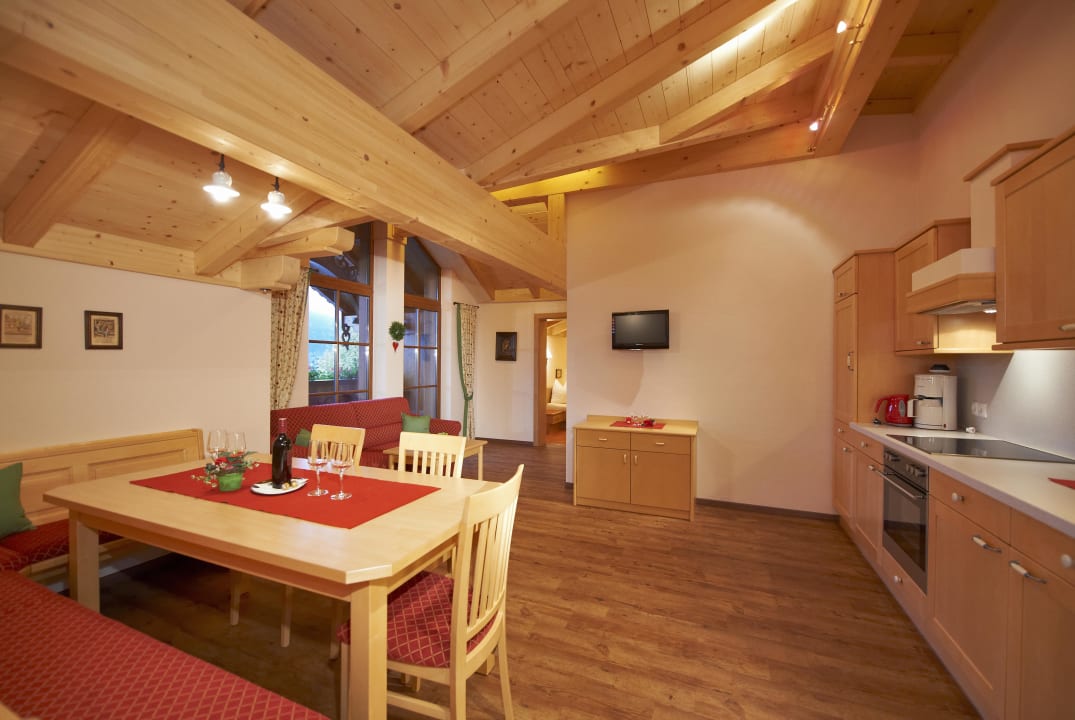 Appartement Küche u. Wohnbereich Hotel Garni Ransburgerhof