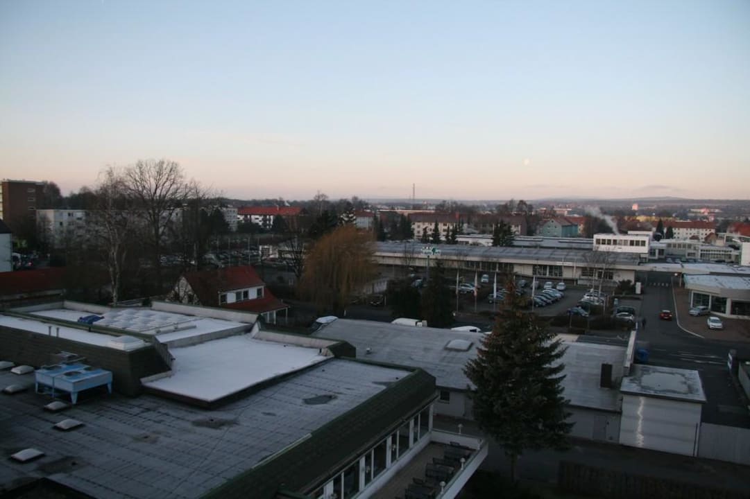 Blick aus dem 5.OG Parkhotel Ropeter