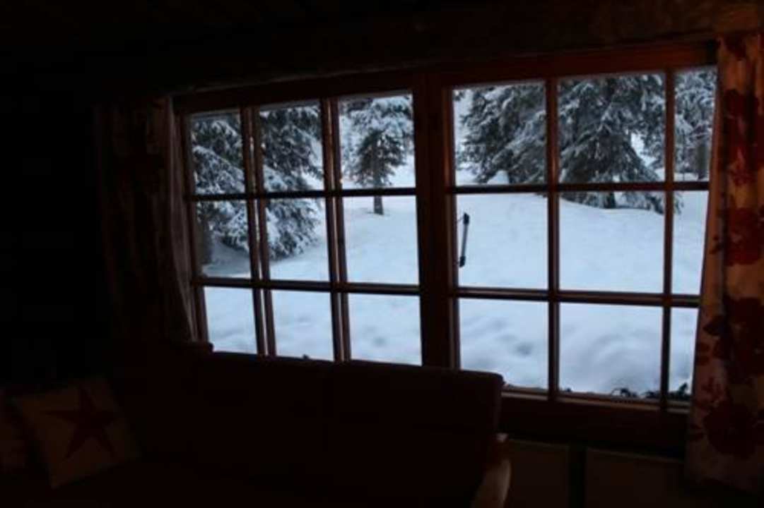 Вид из окна Blockhaus Kepakko