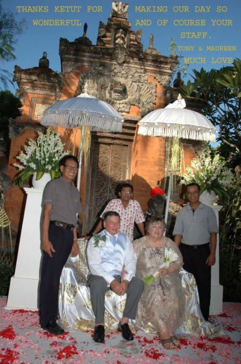 Renewal of Wedding Vows Griya Santrian Beach Resort & Spa