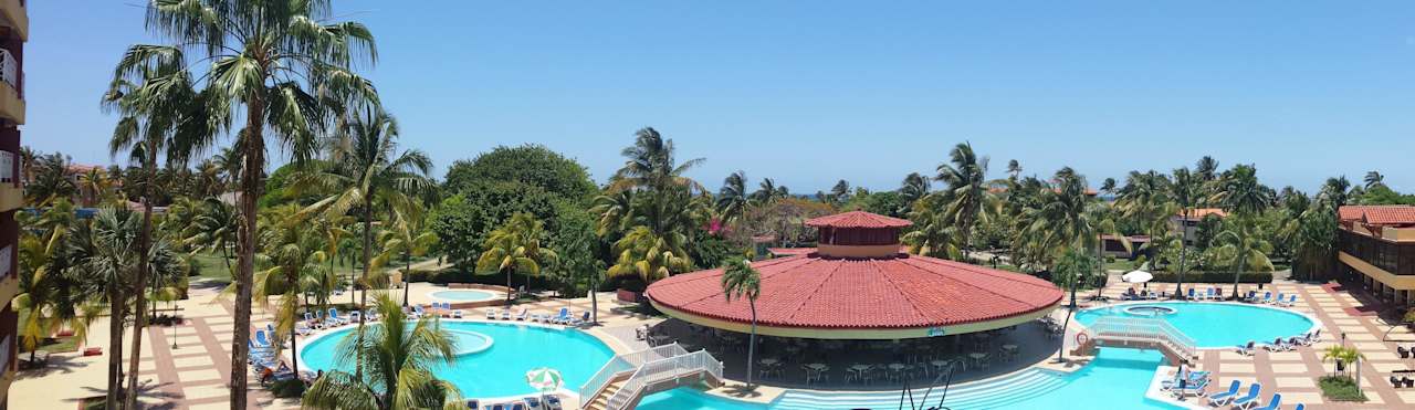Ausblick aus dem Zimmer... Hotel Villa Cuba