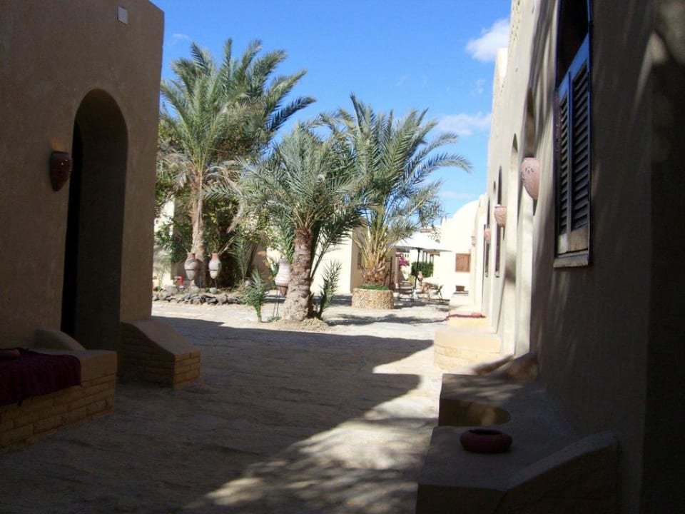Innenhof Hotel Badawiya Farafra