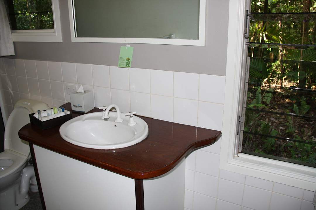 Badezimmer Ferntree Rainforest Lodge