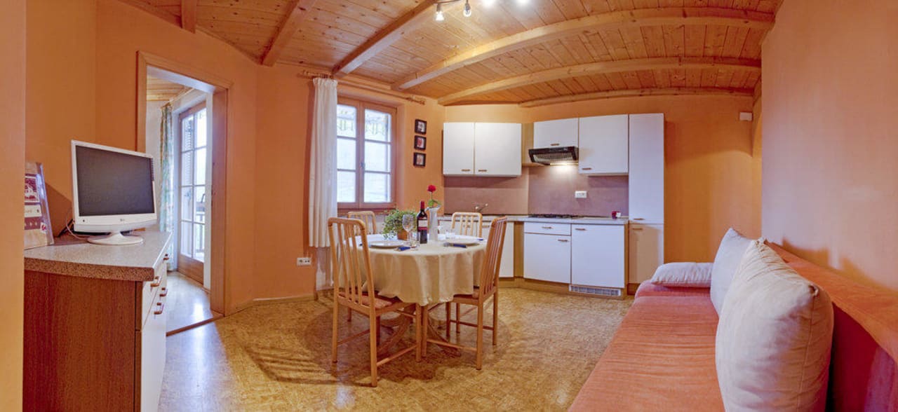 Küche/Wohnraum große Ferienwohnung Ferienwohnungen Innerhof