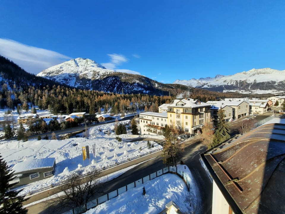 Ausblick Hotel Walther Pontresina
