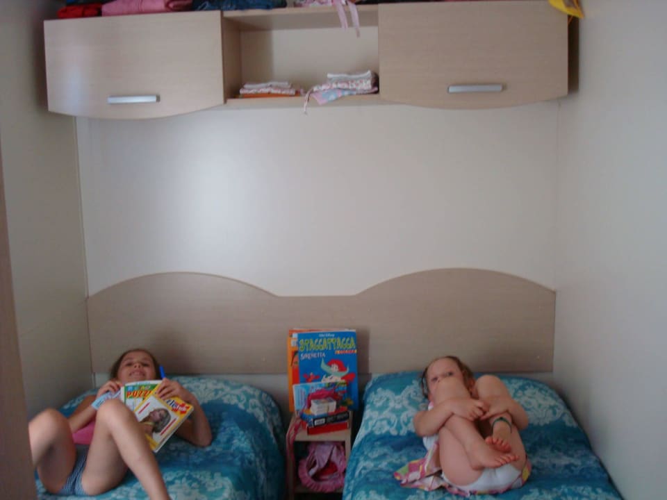 Kinderschlafzimmer im Mobilhome Club del Sole Roseto degli Abruzzi Easy Camping Village