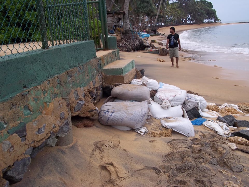 Das war der Zugang zum Strand Earl’s Reef Beruwala