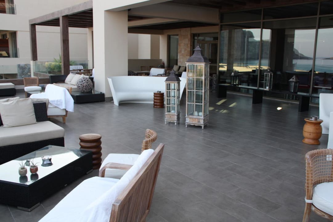Außenterrasse im Haupthaus Aquagrand Artistic Luxury Beach Resort - Adults only