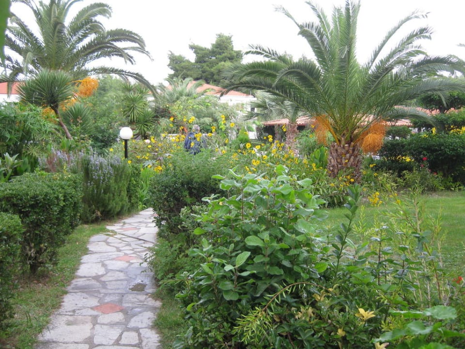 Weg zum Restaurant Hotel Chrousso Village