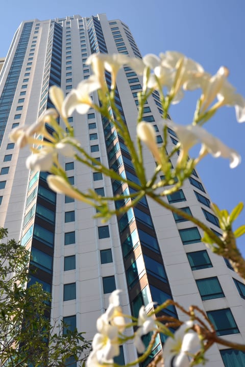 Das Hotel von "unten" Hotel The Peninsula Bangkok