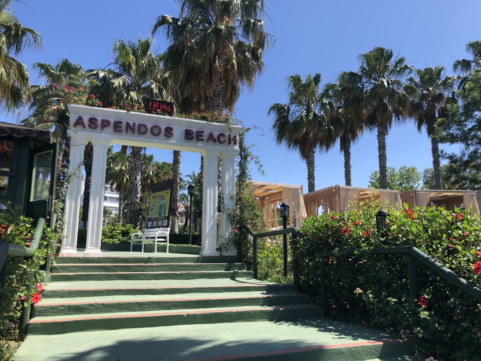 Gartenanlage Trendy Aspendos Beach Hotel