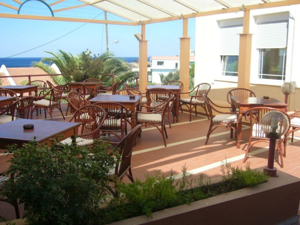 Früstücken im Freien Hotel Aegean Sun