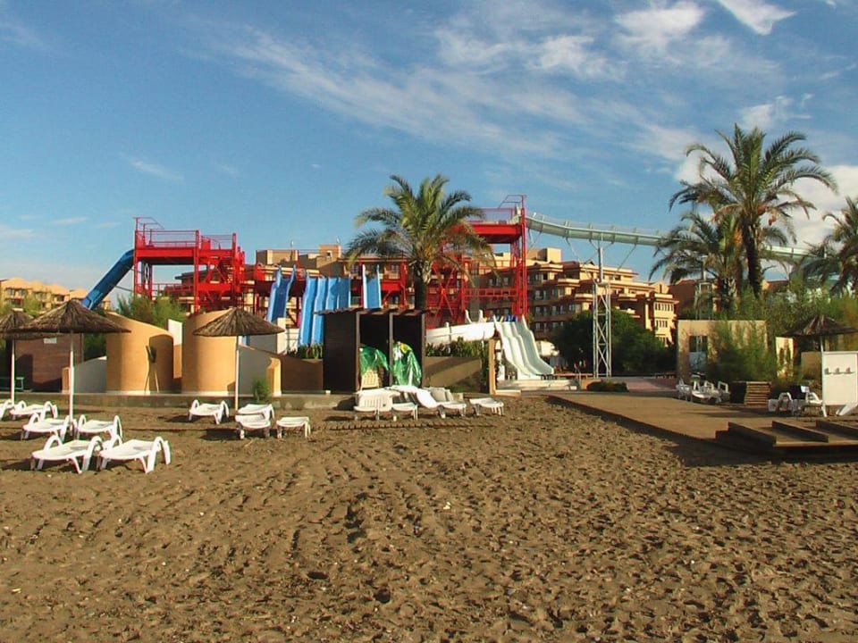 Aquapark vom Strand aus Asteria Family Belek