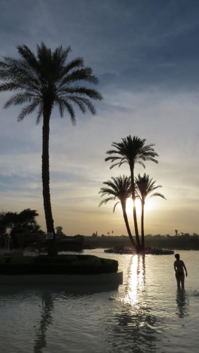 Sonnenuntergang am Pool Jolie Ville Kings Island Luxor