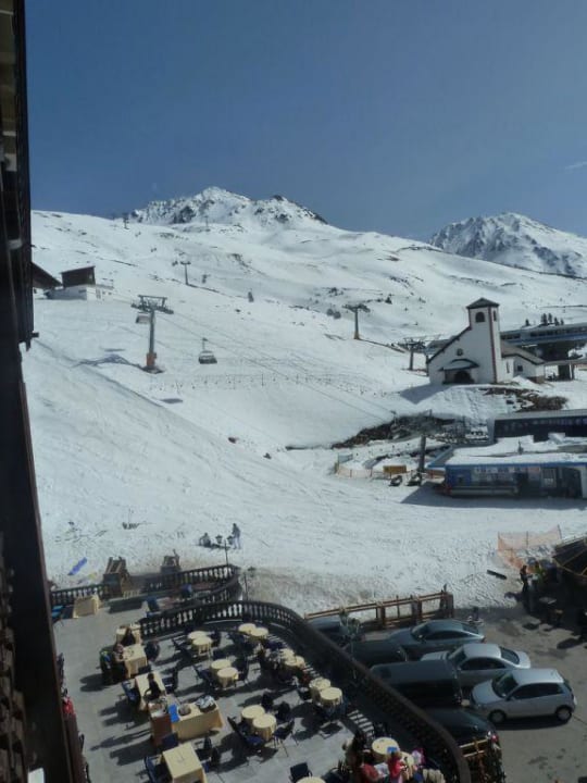 Sonnenterrasse und Lift TOP Hotel Hochgurgl