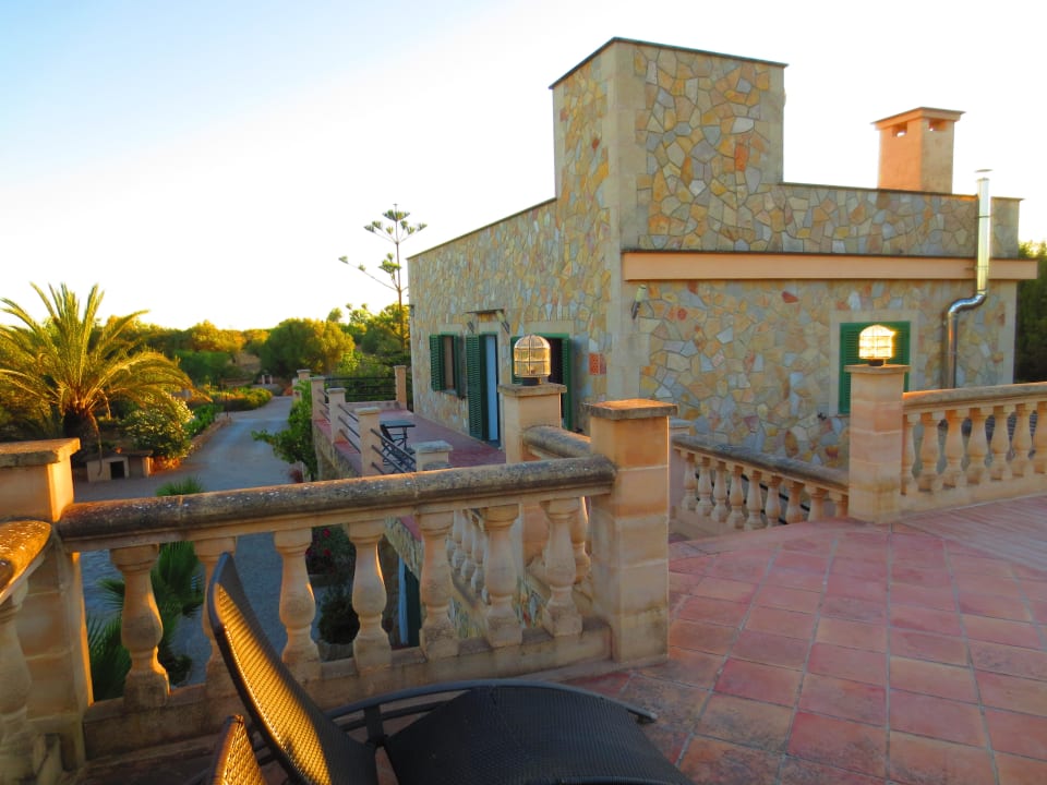 Blick von der Poolterrasse Fincahotel Son Baro