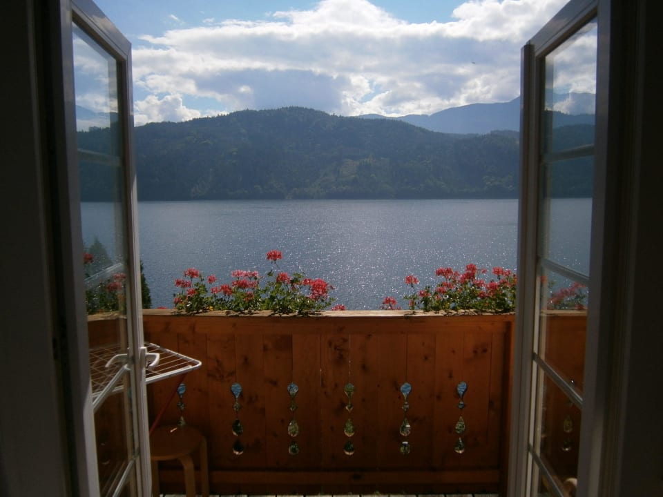 Blick aus dem Zimmer Pension Sedlak