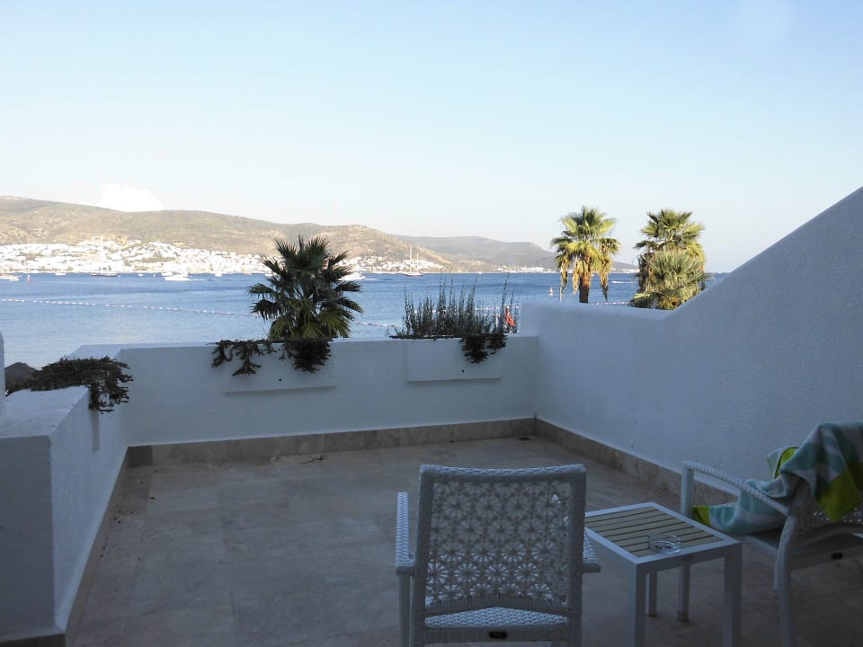 Balkon riesig von Zimmer 104  Prive Bodrum - Erwachsenenhotel