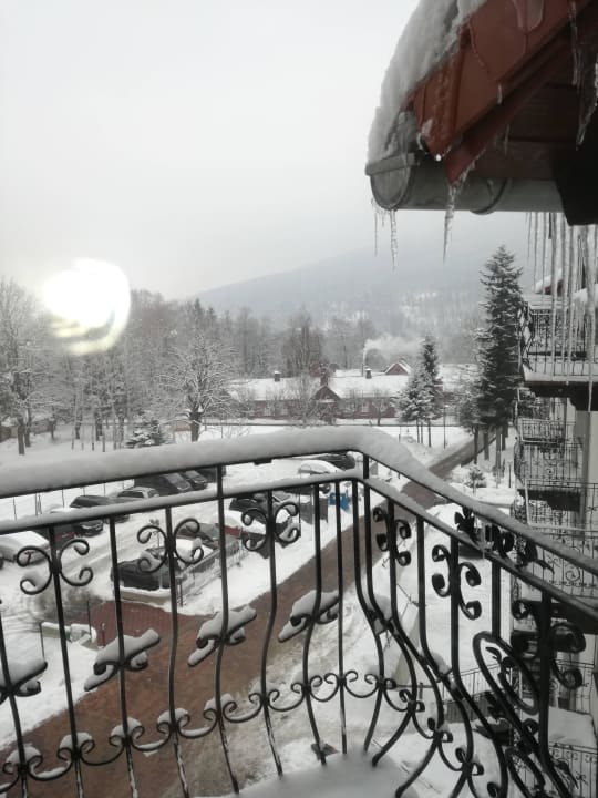 Zimmer 335 vom Balkon Hotel Buczyński Medical & Spa