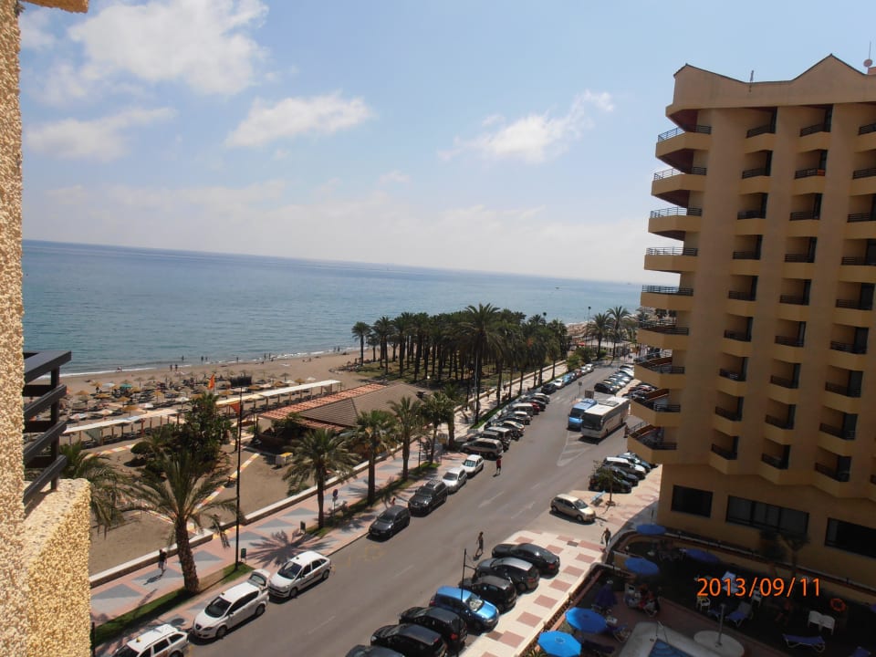 Blick vom Balkon nach rechts Meliá Costa del Sol
