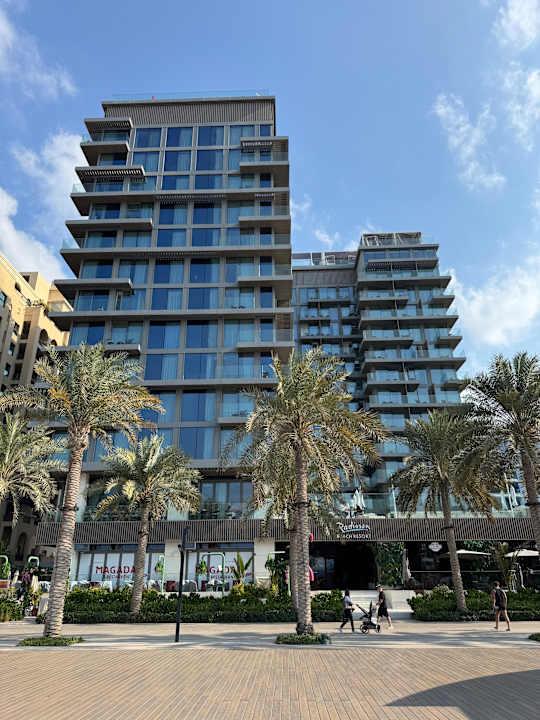 Außenansicht Radisson Beach Resort Palm Jumeirah