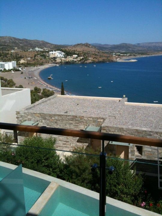 Blick vom Zimmer Lindos Blu, Luxury Hotel & Suites - Adults only