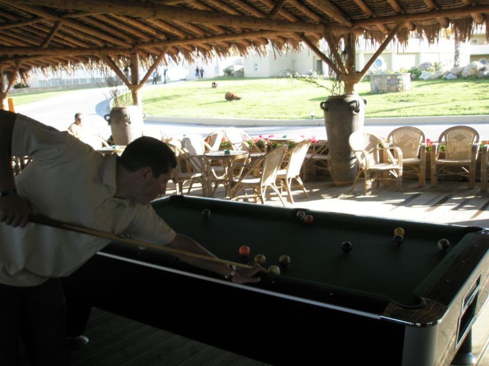 Stefan beim Billard Hotel Kalithea Horizon Royal