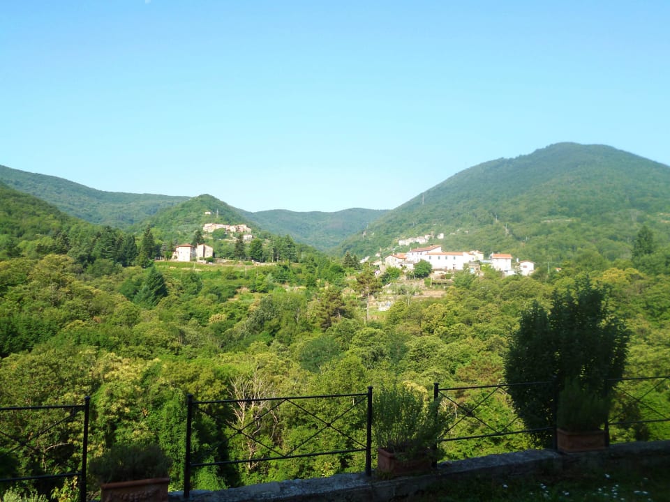 Blick von der Terrasse Agriturismo Locanda del Papa