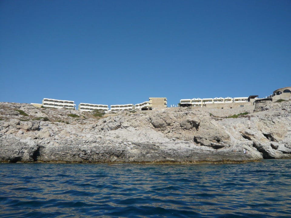 Sicht vom Meer Hotel Kalithea Horizon Royal