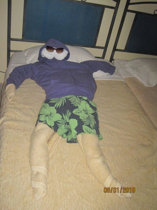 Figur von der Zimmerreinigung Jaz Makadi Oasis Resort