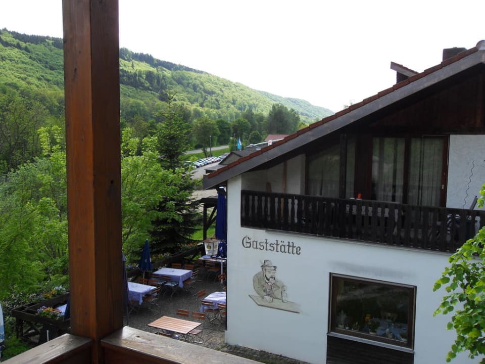 Vom Balkon aus Hotel Gasthof Zur Krone