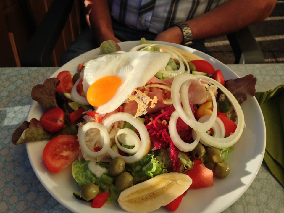 Grandioser Salatteller Verwöhn Pension Wiesengrund