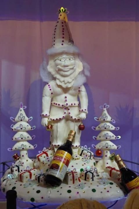 Buffet Aufbau mit Leckereien  Pickalbatros Alf Leila Wa Leila Resort - Neverland Hurghada