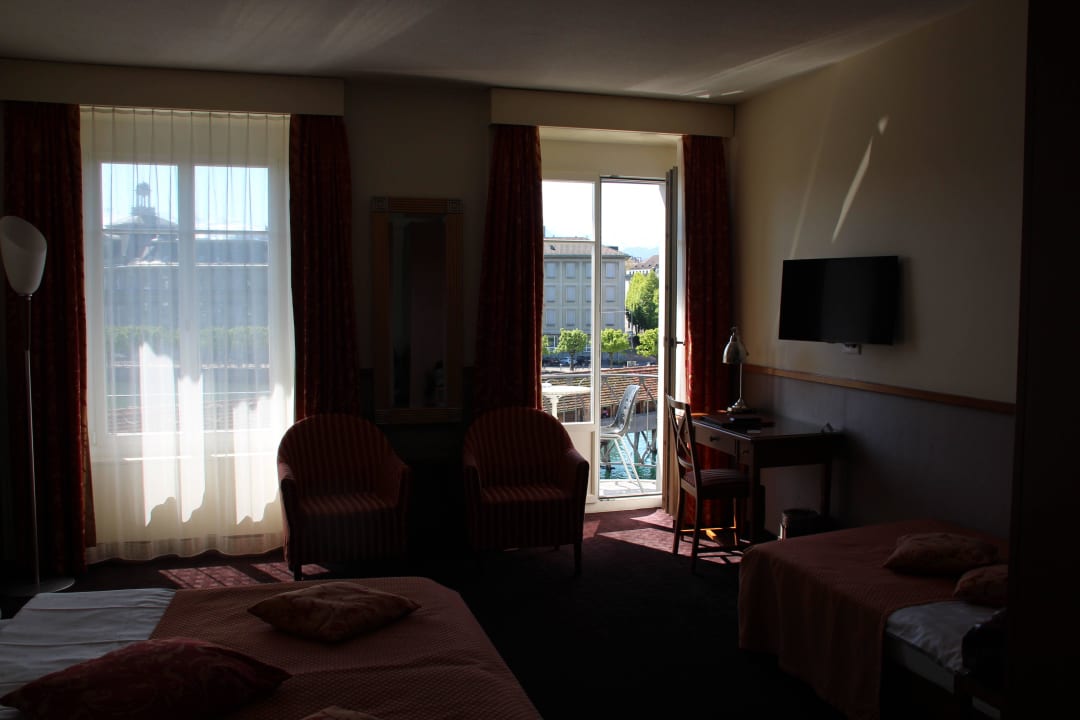 Flussblickzimmer Hotel Des Alpes