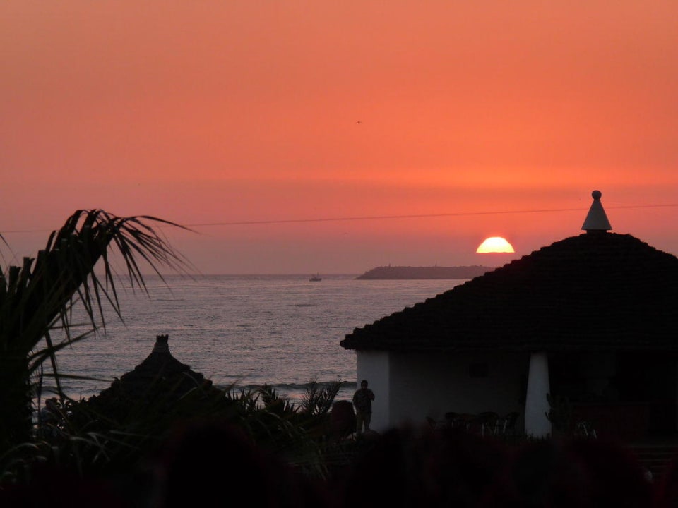 Sonnenuntergang Hotel Riu Tikida Dunas