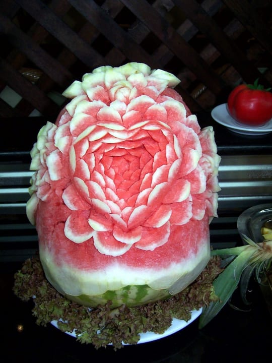 Kunstwerk vom Koch Hotel Kalithea Horizon Royal