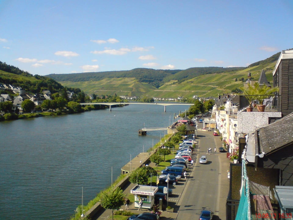 Blick vom Balkon Hotel Mayer