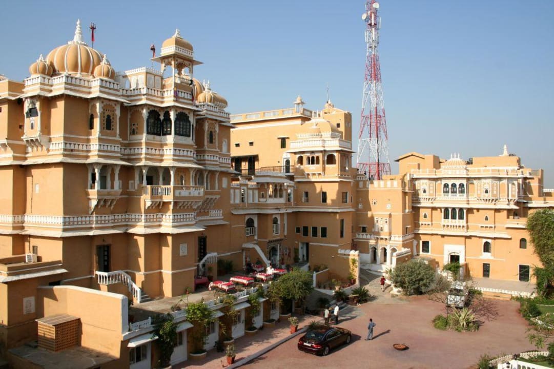 Morgens vor der Abreise Hotel Deogarh Mahal